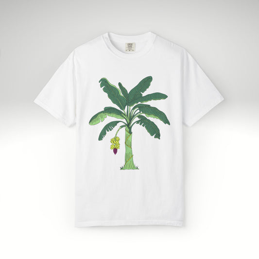 Banana Palm Tree Graphic T-Shirt