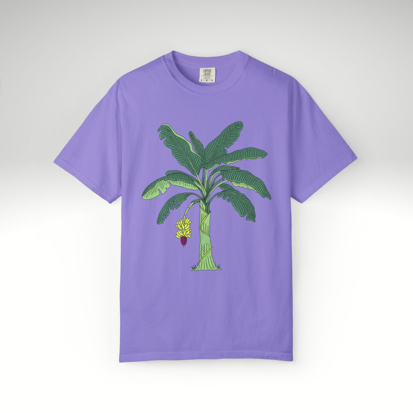 Banana Palm Tree Graphic T-Shirt